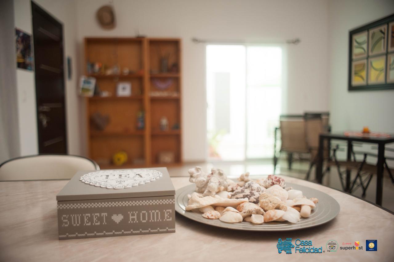 פלאייה דל כרמן Casa Felicidad B&B Room & Kitchen מראה חיצוני תמונה